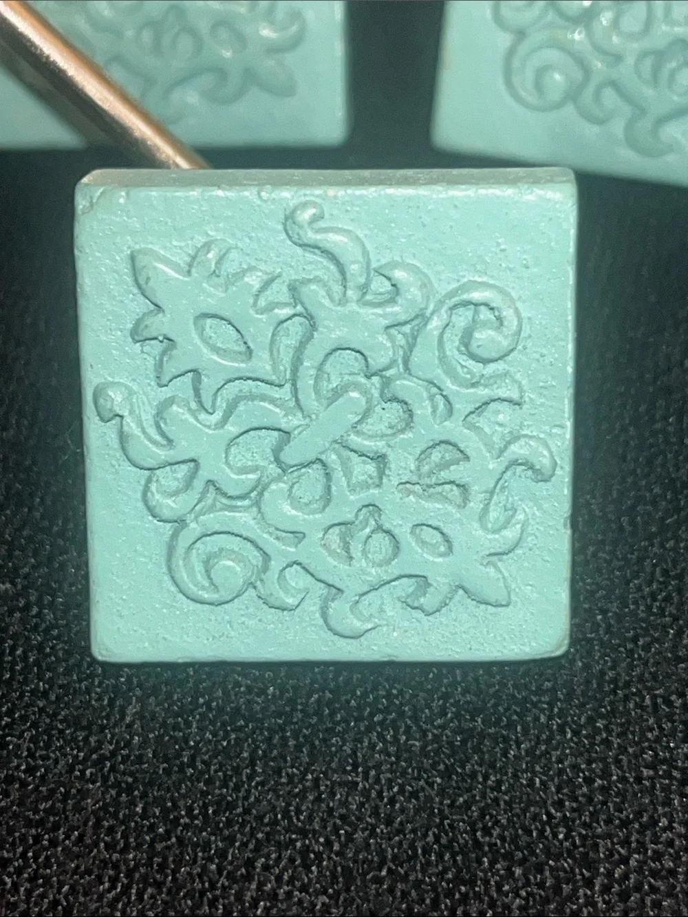 Mint Green Decorative Shower Curtain Hooks - Set of 12 #223